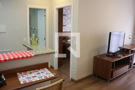 Studio à venda com 42m², 1 quarto e 1 vagaSala