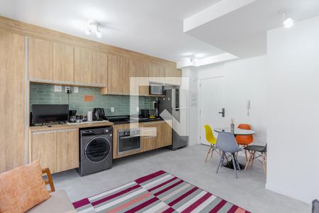 Sala de apartamento à venda com 1 quarto, 40m² em Pompeia, São Paulo