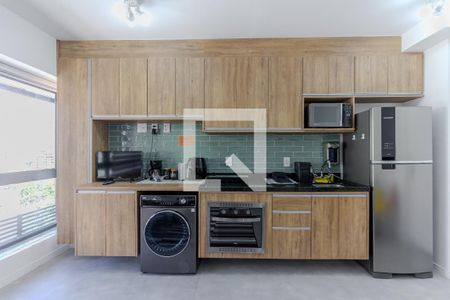 Cozinha de apartamento à venda com 1 quarto, 40m² em Pompeia, São Paulo