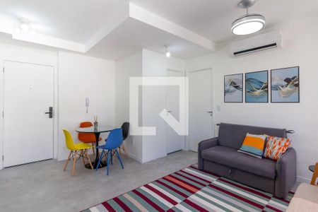 Sala de apartamento à venda com 1 quarto, 40m² em Pompeia, São Paulo