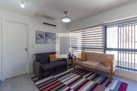 Sala de apartamento à venda com 1 quarto, 40m² em Pompeia, São Paulo