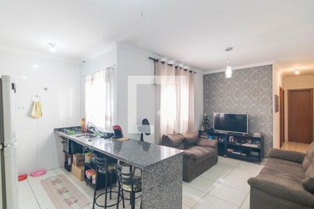 Sala de apartamento à venda com 2 quartos, 100m² em Jardim Ana Maria, Santo André