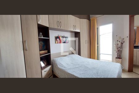 Quarto 1 suíte de casa de condomínio à venda com 2 quartos, 106m² em Vila Alzira, Santo André