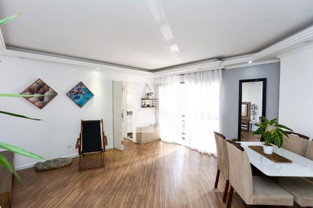 Sala de apartamento à venda com 3 quartos, 74m² em Jardim Henriqueta, Taboão da Serra