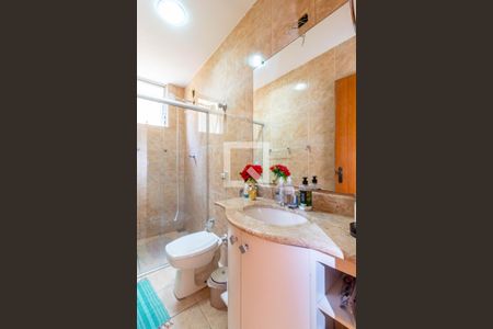 Banheiro Quarto 1 de apartamento à venda com 3 quartos, 90m² em Ipiranga, Belo Horizonte