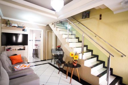 Sala de casa de condomínio à venda com 2 quartos, 58m² em Santa Monica, Belo Horizonte