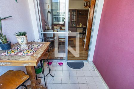 Varanda de apartamento à venda com 3 quartos, 102m² em Santa Branca, Belo Horizonte