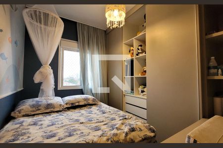 Quarto de apartamento à venda com 3 quartos, 96m² em Vila Scarpelli, Santo André