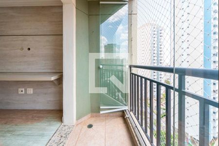 Varanda da Sala de apartamento à venda com 3 quartos, 80m² em Vila Valparaiso, Santo André