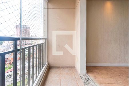 Varanda da Sala de apartamento à venda com 3 quartos, 80m² em Vila Valparaiso, Santo André