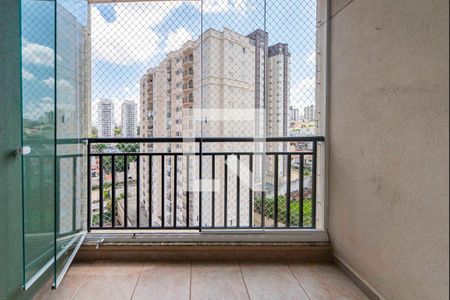 Varanda da Sala de apartamento à venda com 3 quartos, 80m² em Vila Valparaiso, Santo André