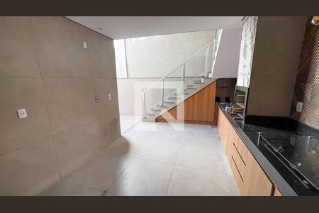 Área Gourmet de casa à venda com 5 quartos, 225m² em Santa Amelia, Belo Horizonte