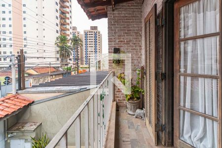 Varanda da Sala de TV de casa à venda com 3 quartos, 231m² em Vila Valparaíso, Santo André