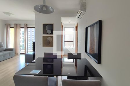 Sala de Jantar de apartamento à venda com 1 quarto, 57m² em Cambuí, Campinas