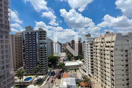 Vista Varanda da Sala de apartamento à venda com 1 quarto, 57m² em Cambuí, Campinas