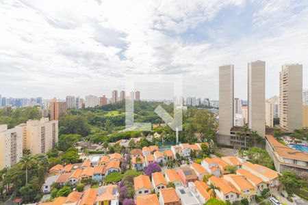 varanda (vista) de apartamento à venda com 1 quarto, 40m² em Jardim Ampliação, São Paulo