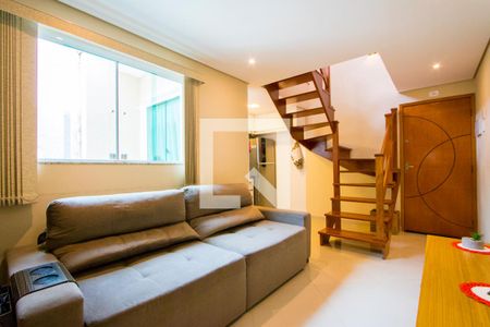 Sala de apartamento à venda com 2 quartos, 116m² em Vila Valparaiso, Santo André