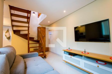 Sala de apartamento à venda com 2 quartos, 116m² em Vila Valparaiso, Santo André