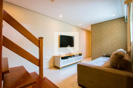 Sala de apartamento à venda com 2 quartos, 116m² em Vila Valparaiso, Santo André