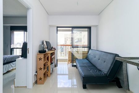 Sala de apartamento à venda com 1 quarto, 38m² em Brooklin Paulista, São Paulo