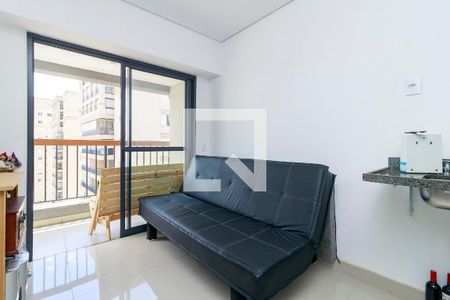 Sala de apartamento à venda com 1 quarto, 38m² em Brooklin Paulista, São Paulo