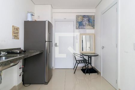 Cozinha de apartamento à venda com 1 quarto, 38m² em Brooklin Paulista, São Paulo