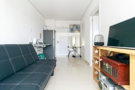 Sala de apartamento à venda com 1 quarto, 38m² em Brooklin Paulista, São Paulo