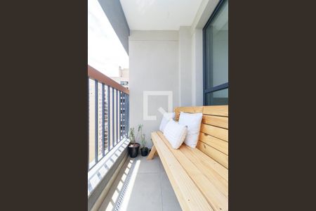 Sala - Varanda de apartamento à venda com 1 quarto, 38m² em Brooklin Paulista, São Paulo