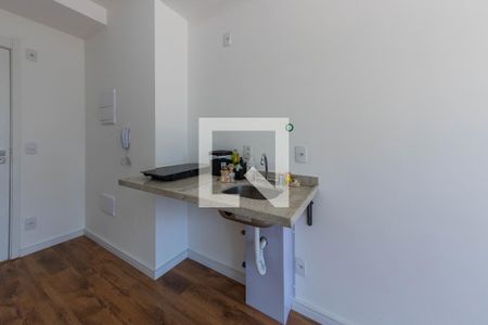 Cozinha de apartamento para alugar com 1 quarto, 24m² em Jardim Independência, São Paulo