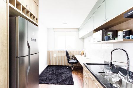 Sala/Cozinha de apartamento à venda com 1 quarto, 24m² em Água Branca, São Paulo