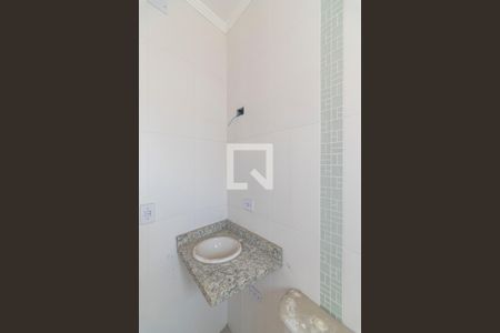 Banheiro da Suite de apartamento à venda com 2 quartos, 60m² em Vila Alpina, Santo André