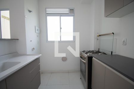 cozinha de apartamento à venda com 2 quartos, 41m² em Feitoria, São Leopoldo