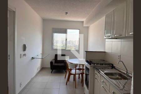 Sala/Cozinha de apartamento para alugar com 2 quartos, 35m² em Barra Funda, São Paulo