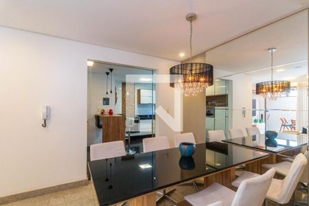 Sala de apartamento à venda com 3 quartos, 120m² em Dona Clara, Belo Horizonte