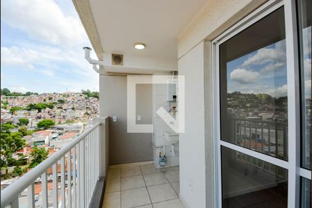 Varanda da Sala de apartamento para alugar com 2 quartos, 55m² em Vila Galvão, Guarulhos