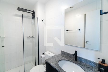 Banheiro de apartamento à venda com 1 quarto, 34m² em Vila Paulista, São Paulo