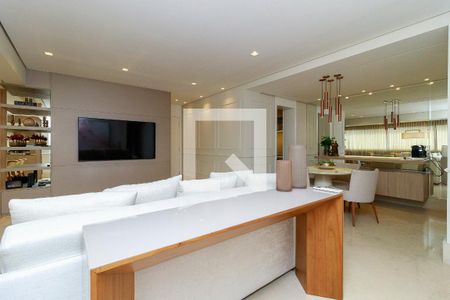 Sala de apartamento à venda com 3 quartos, 126m² em Brooklin Paulista, São Paulo
