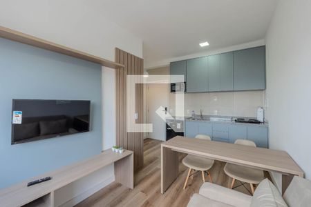 Sala/Cozinha de apartamento à venda com 1 quarto, 26m² em Bela Vista, São Paulo