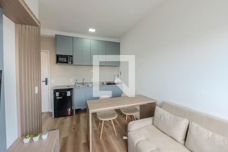 Sala/Cozinha de apartamento à venda com 1 quarto, 26m² em Bela Vista, São Paulo