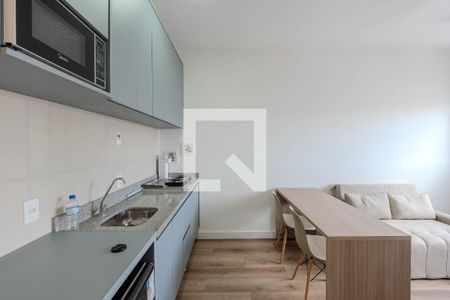 Sala/Cozinha de apartamento à venda com 1 quarto, 26m² em Bela Vista, São Paulo