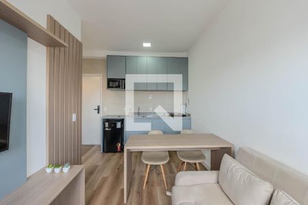 Sala/Cozinha de apartamento à venda com 1 quarto, 26m² em Bela Vista, São Paulo