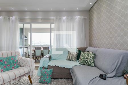 Sala de apartamento para alugar com 3 quartos, 102m² em Vila Mogilar, Mogi das Cruzes