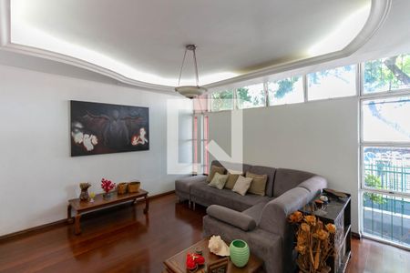 Sala de casa à venda com 5 quartos, 370m² em Jardim América, Belo Horizonte