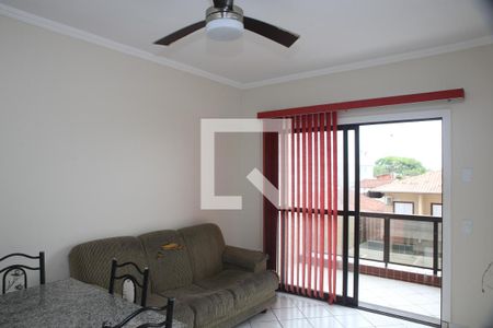 Sala de apartamento para alugar com 2 quartos, 71m² em Jardim Imperador, Praia Grande