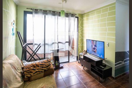 Sala de apartamento à venda com 2 quartos, 65m² em Jardim Melo, Diadema