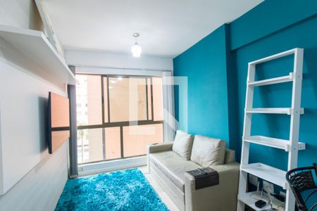 Sala de apartamento para alugar com 1 quarto, 33m² em Centro, Curitiba