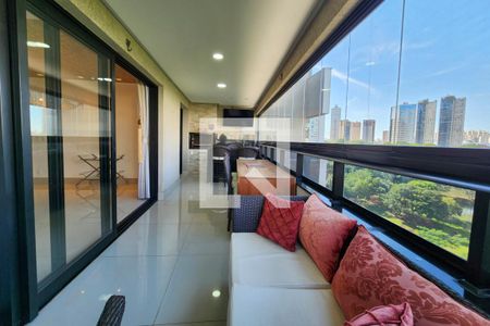 Varanda de apartamento para alugar com 3 quartos, 150m² em Jardim Goiás, Goiânia