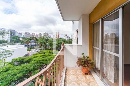 Varanda da Sala de apartamento à venda com 3 quartos, 120m² em Vila Bastos, Santo André