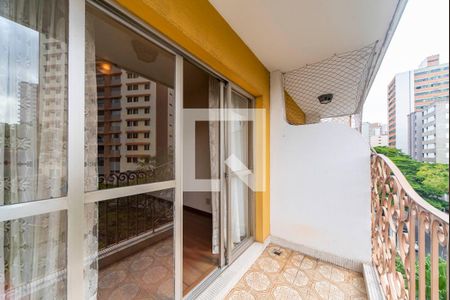 Varanda da Sala de apartamento à venda com 3 quartos, 120m² em Vila Bastos, Santo André