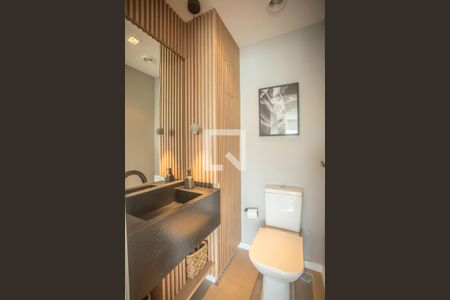 Lavabo de apartamento para alugar com 1 quarto, 40m² em Indianópolis, São Paulo